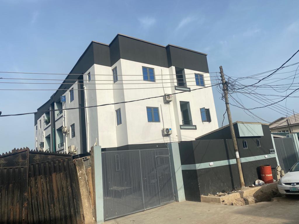 Multi-Storey Residential Building with Solar Panels
